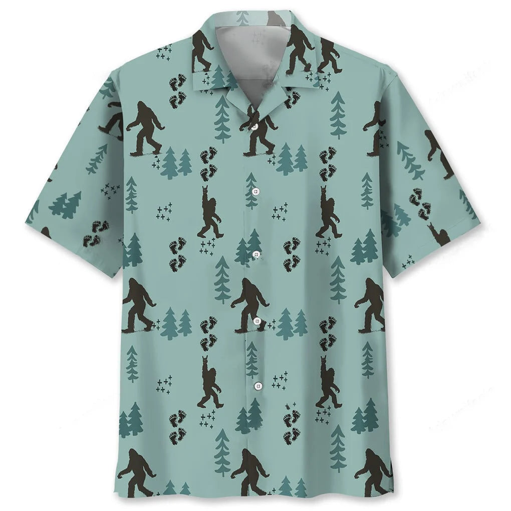 Bigfoot Pine Hawaiian Shirt