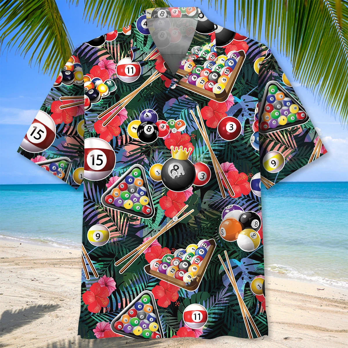 Billiard Tropical Hawaiian Shirt