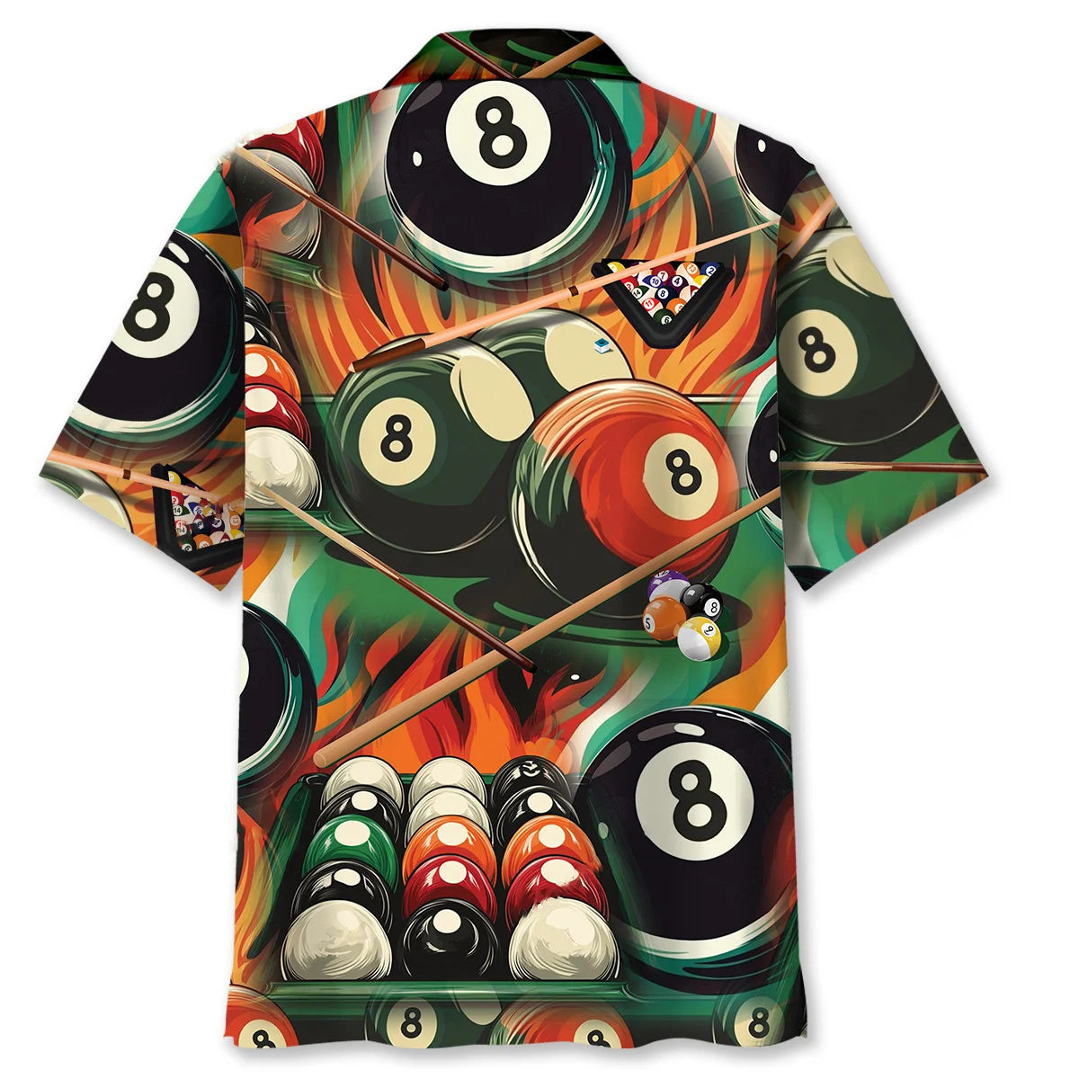 Billiards Retro Poster Hawaiian Shirt