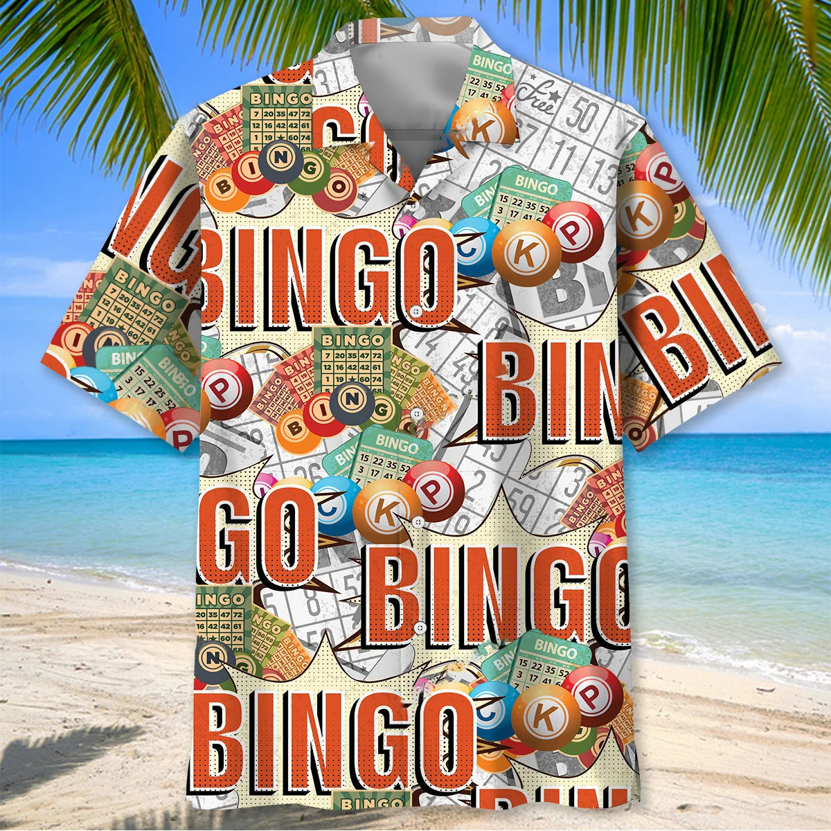 Bingo Lottery Card Retro Hawaiian Shirt