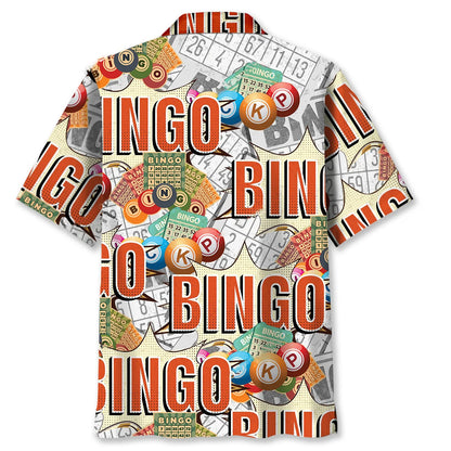 Bingo Lottery Card Retro Hawaiian Shirt