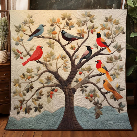 Bird Quilt Blanket