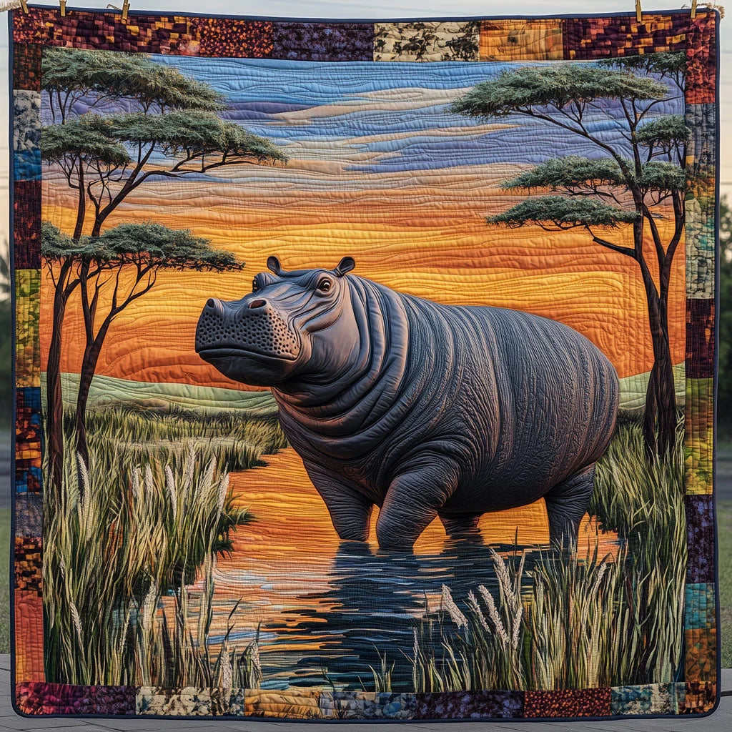 Bison Quilt Blanket