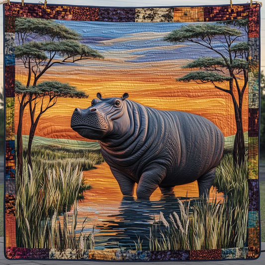 Bison Quilt Blanket
