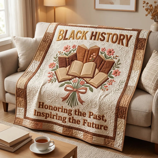 Black History Quilt Blanket