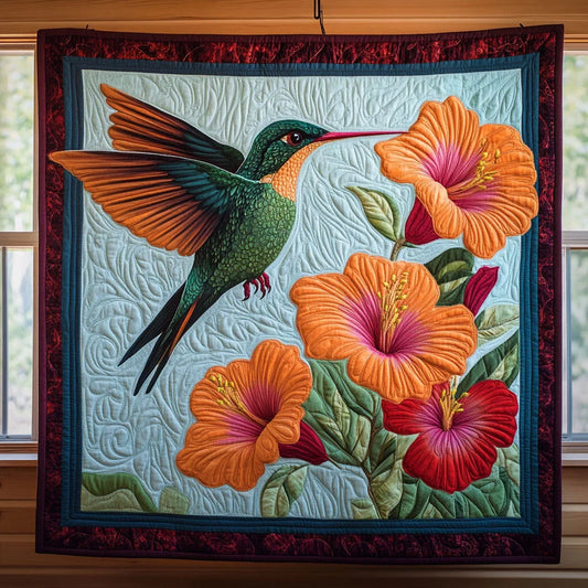 Blazing Nectar Quilt Blanket