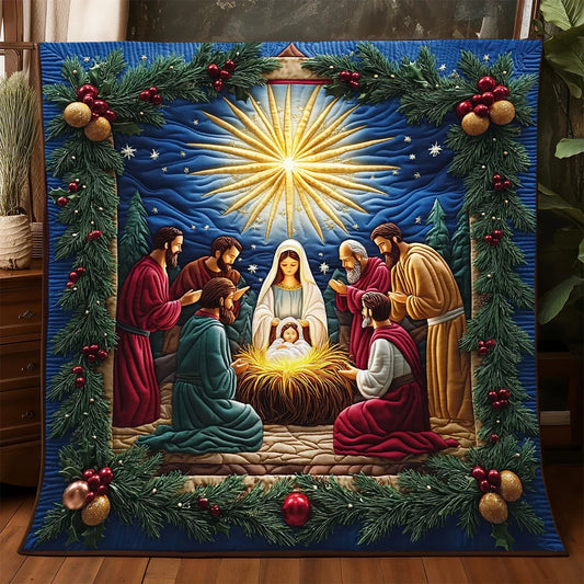 Blessed Night Quilt Blanket