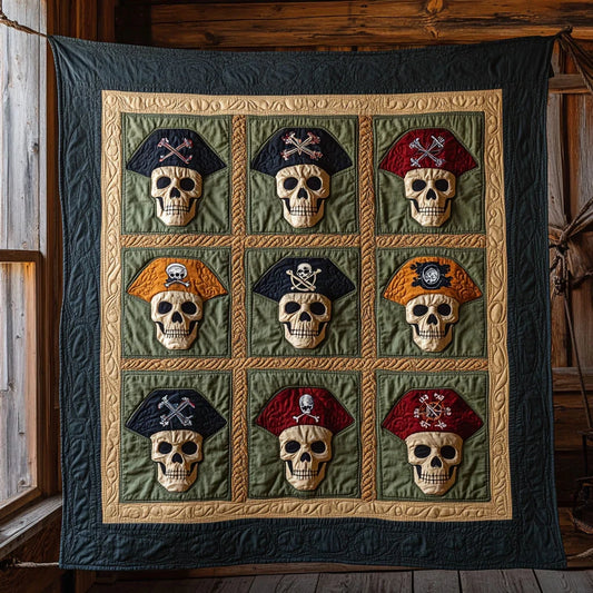 Block Of Pirate Quilt Blanket