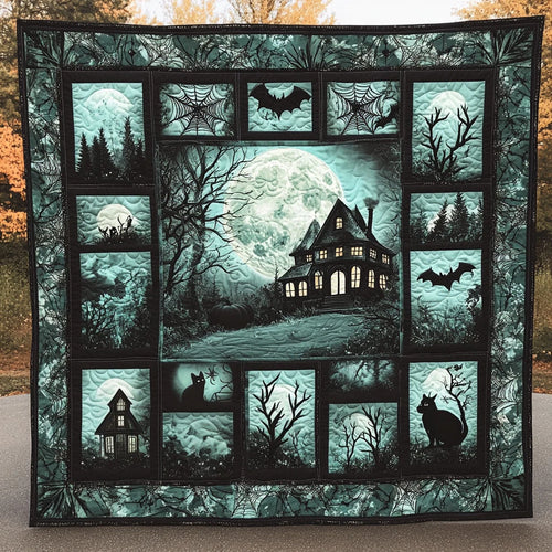 Bloodmoon Hollow Quilt Blanket