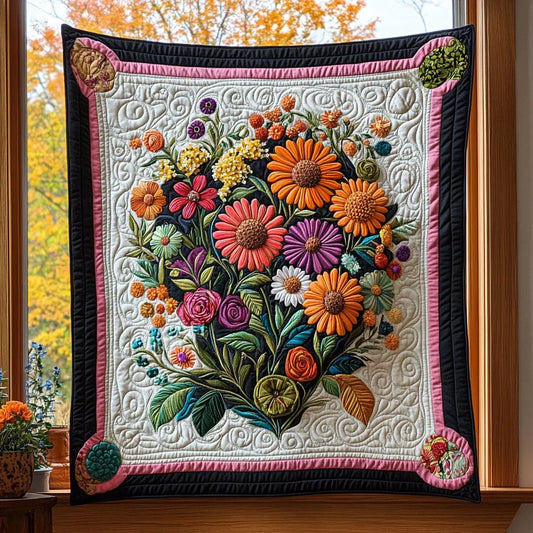 Bloom Garden Quilt Blanket