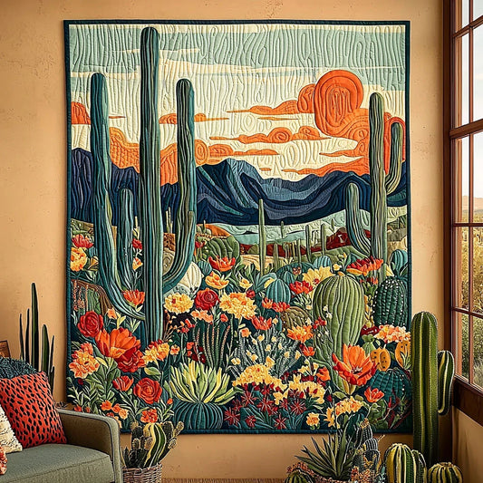 Blooming Desert Quilt Blanket