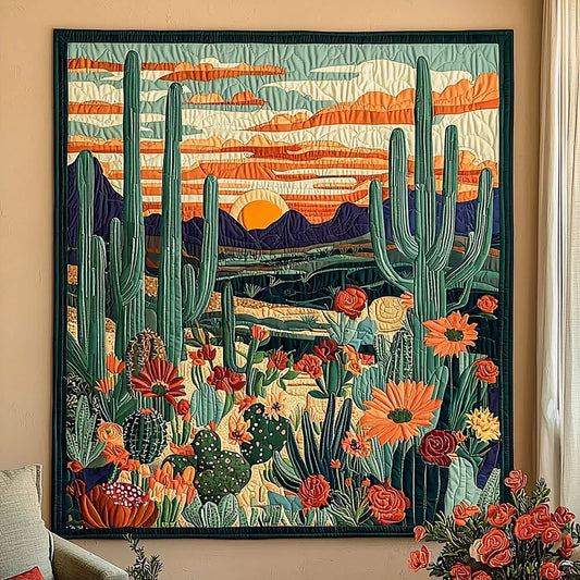 Blooming Desert Quilt Blanket