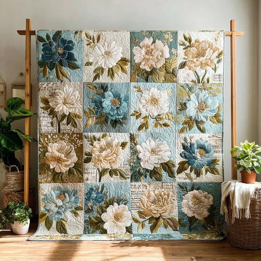 Blooming Flower Quilt Blanket