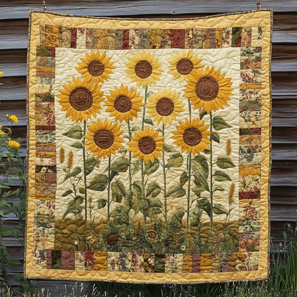 Blooming Sun Quilt Blanket