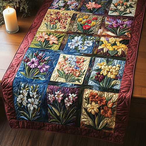 Blossom Love Quilted Table Runner