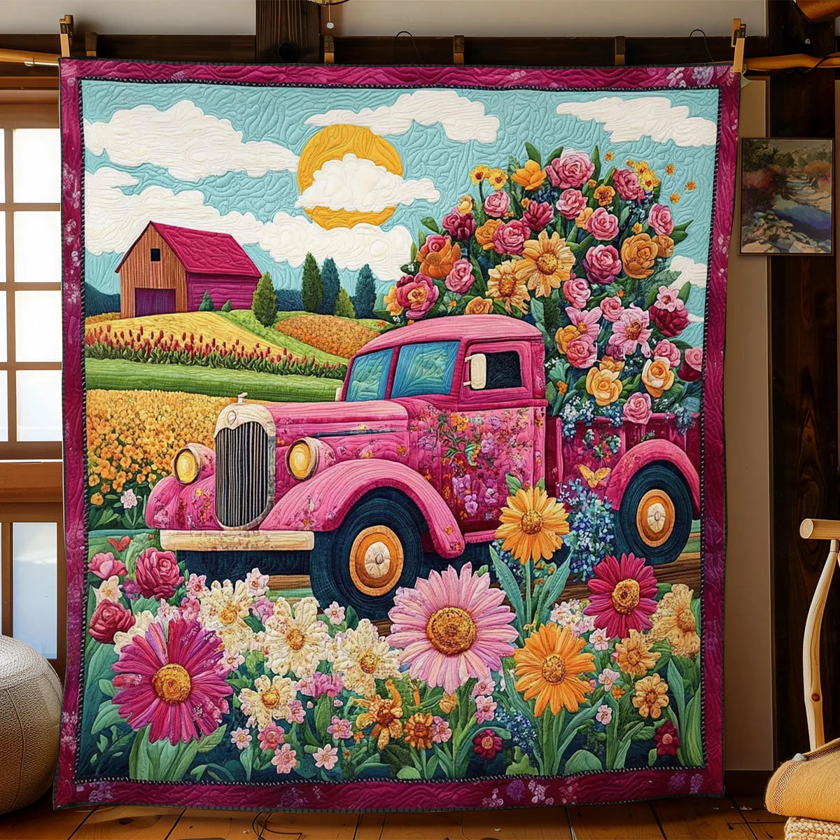 Blossoming Journey Quilt Blanket