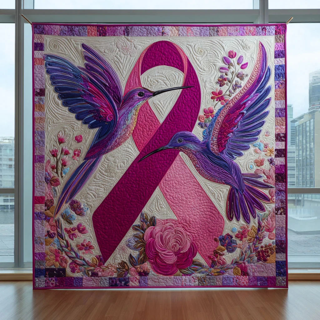 Blossoms Of Courage Quilt Blanket