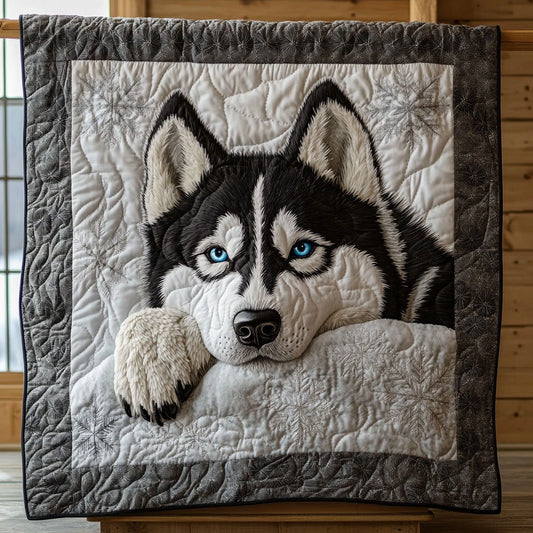 Blue Frost Quilt Blanket