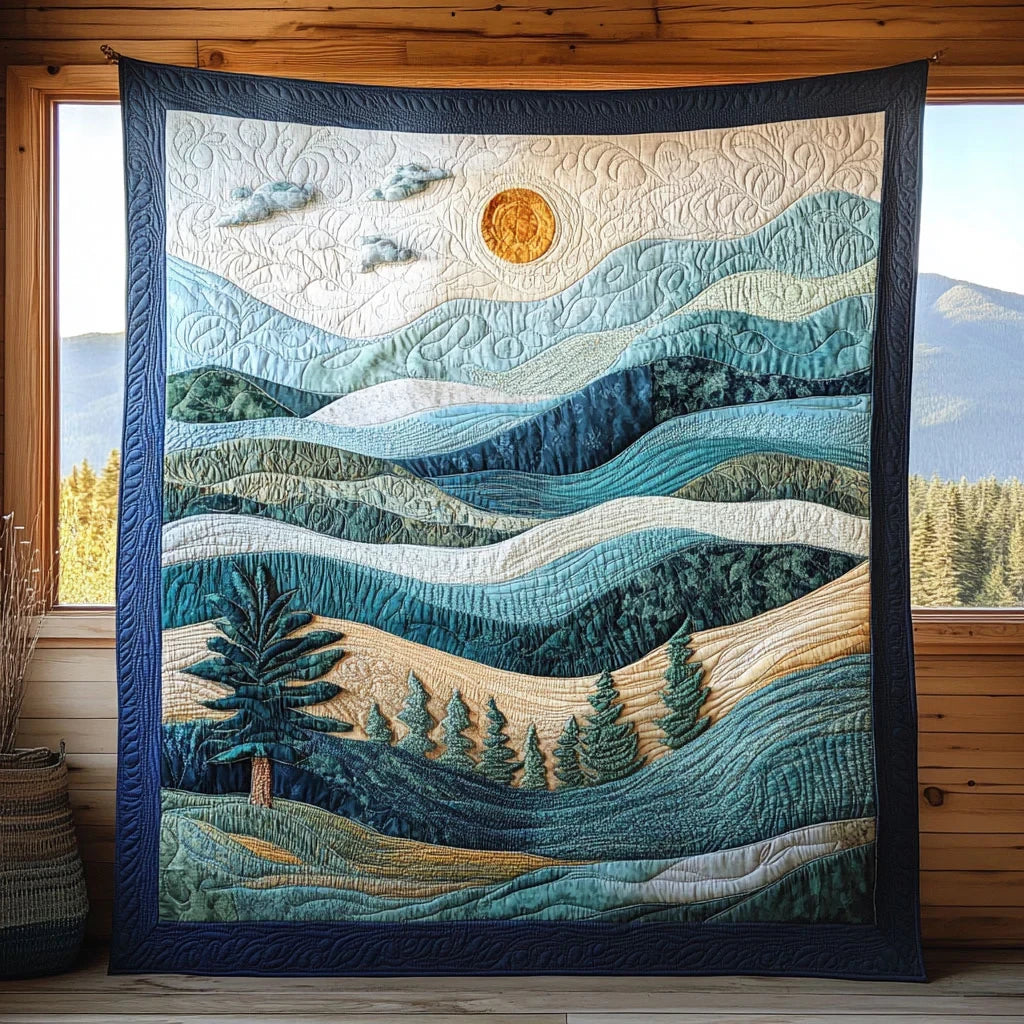 Blue Hills Quilt Blanket