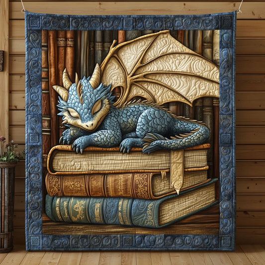 Blue Peacful Sleep Quilt Blanket