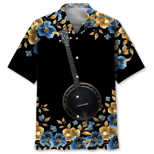 Blue Legend Banjo Hawaiian Shirt