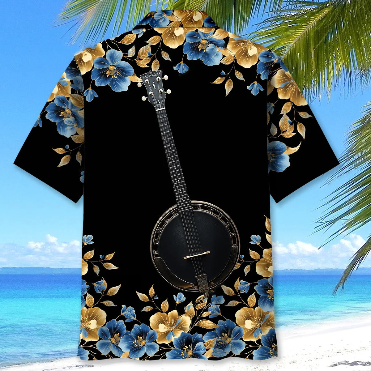 Blue Legend Banjo Hawaiian Shirt