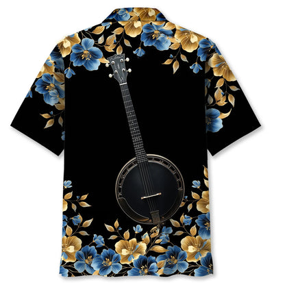 Blue Legend Banjo Hawaiian Shirt