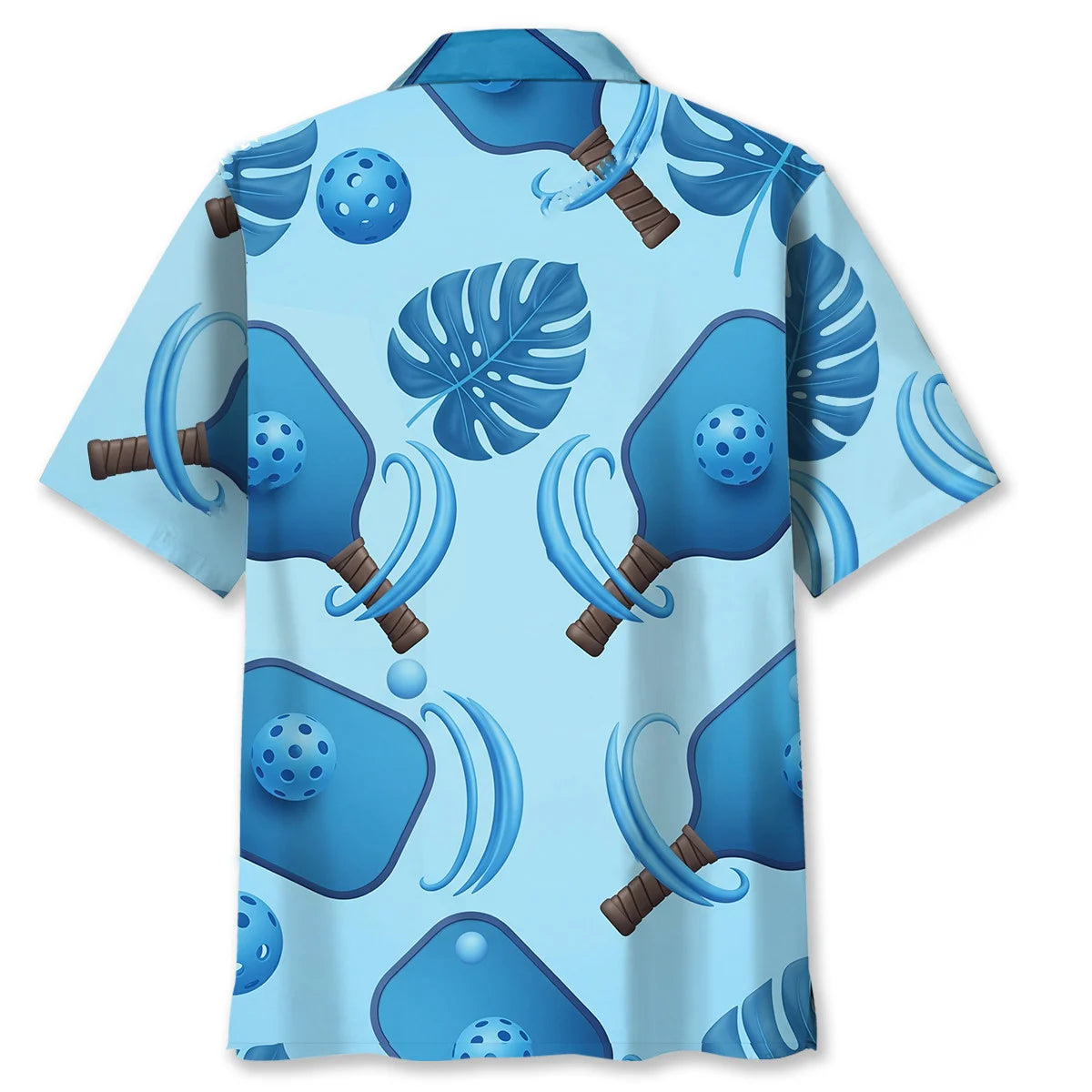 Blue Nature Pickleball Hawaiian Shirt