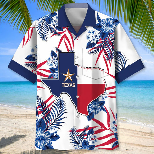 Blue Texas the Lone Star State Proud Hawaiian Shirt