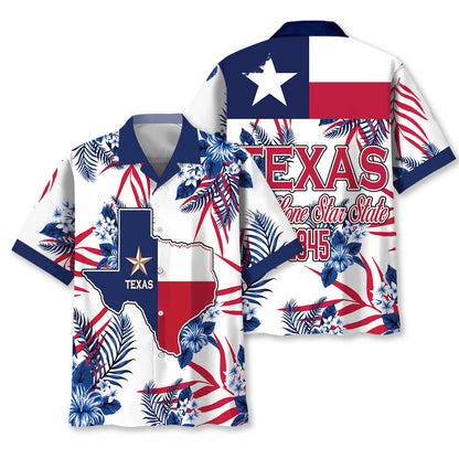 Blue Texas the Lone Star State Proud Hawaiian Shirt