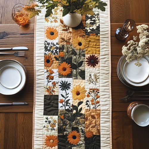 Boho Essence Quilted Table Runner