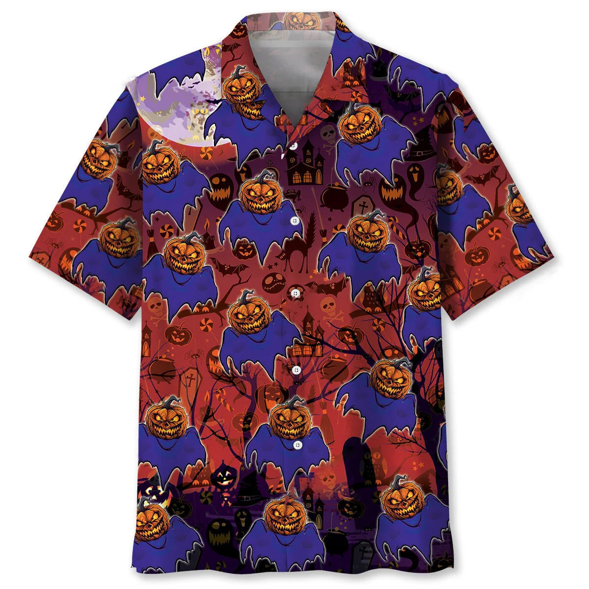 Boo Pumpkin Hawaiian Shirt