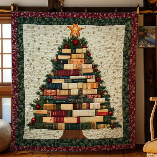Book Tree Wonder Quilt Blanket