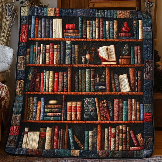 Bookself Quilt Blanket
