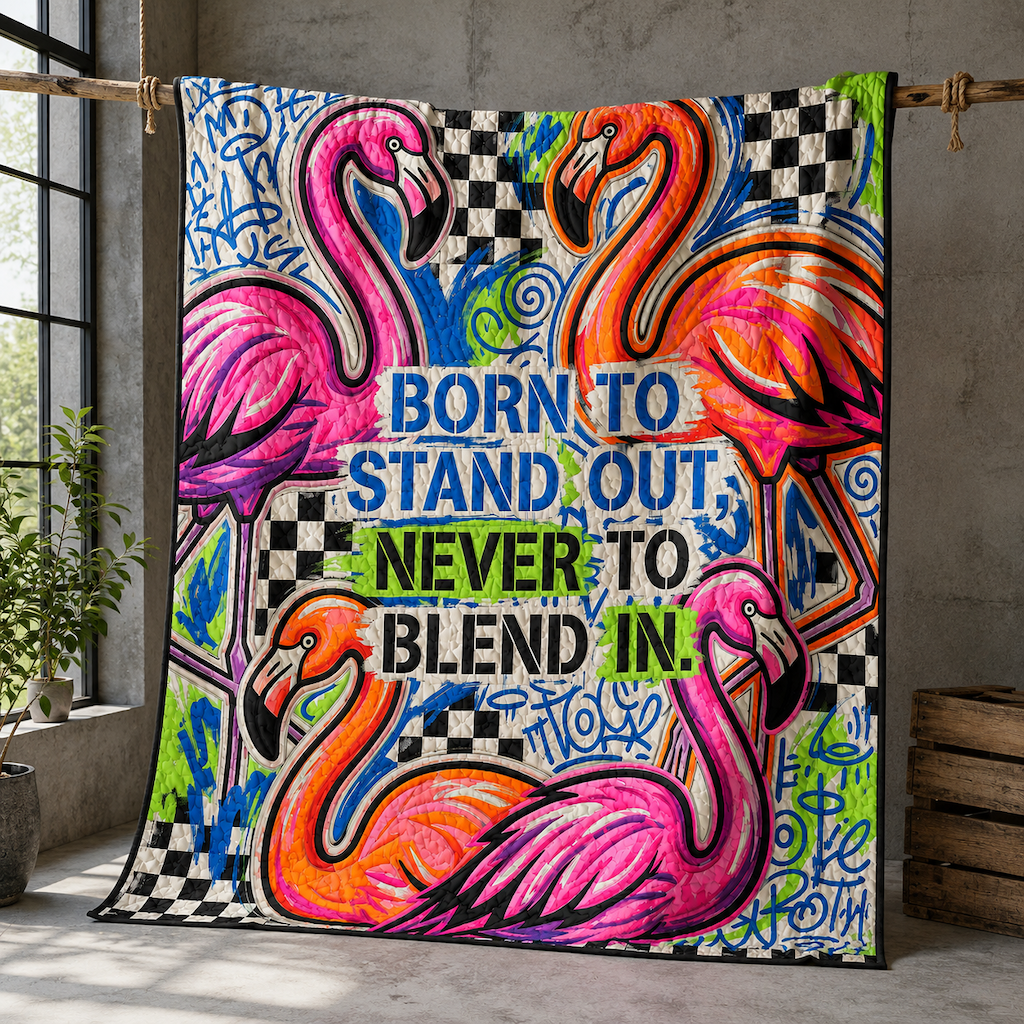 Born Radiant Quilt Blanket - Quilted Blanket by OtterMia