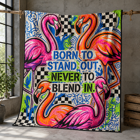 Born Radiant Quilt Blanket - Quilted Blanket by OtterMia