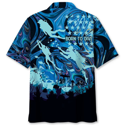 Born to Dive Hawaiian Shirt