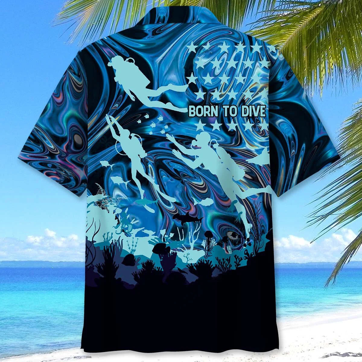 Born to Dive Hawaiian Shirt