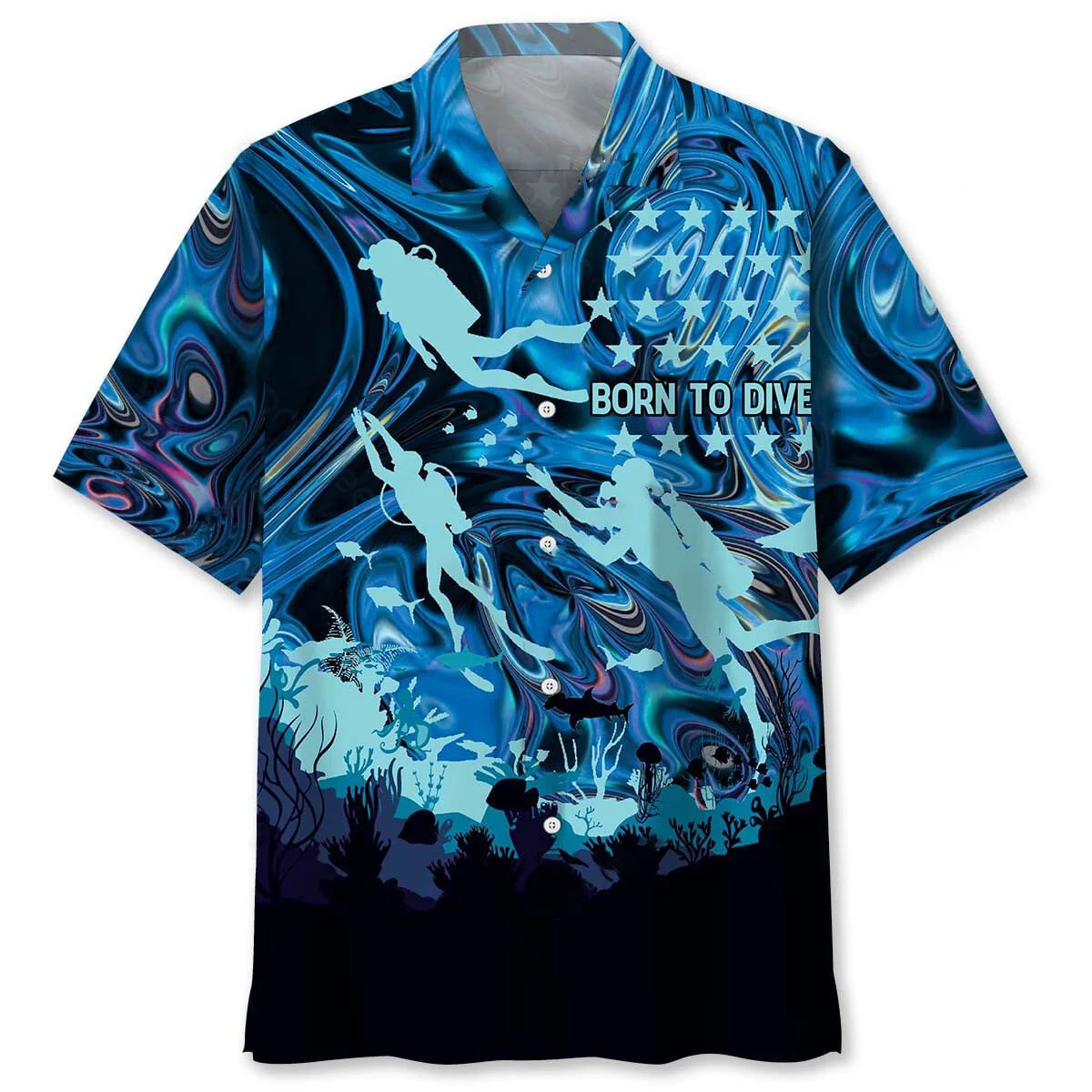 Born to Dive Hawaiian Shirt