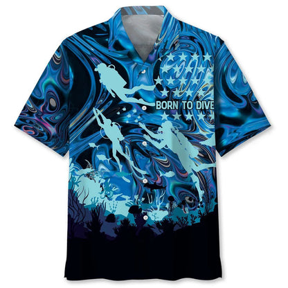 Born to Dive Hawaiian Shirt