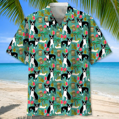 Boston Hawaiian Beach Hawaiian Shirt