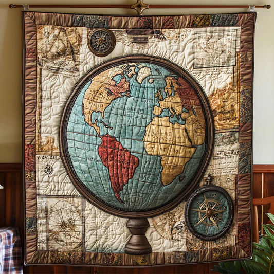 Bound For Adventure Quilt Blanket