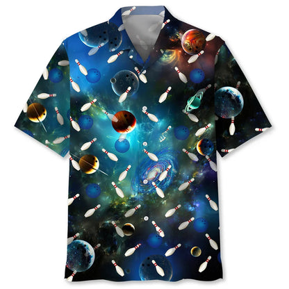 Bowling Space Hawaiian Shirt