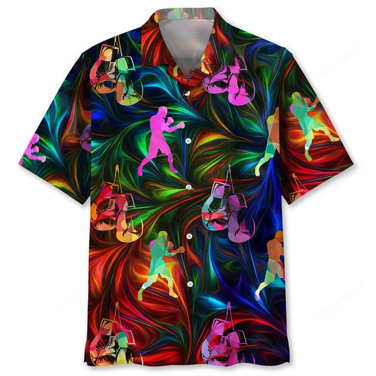 Boxing Color Hawaiian Shirt