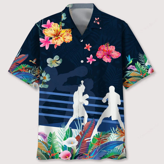 Boxing Love Tropical Hawaiian Shirt