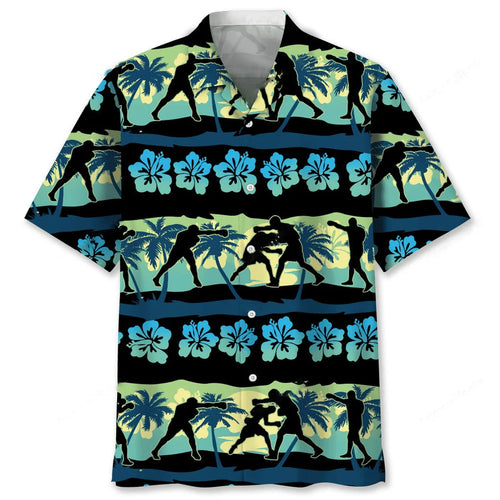 Boxing Nature Beach Hawaiian Shirt