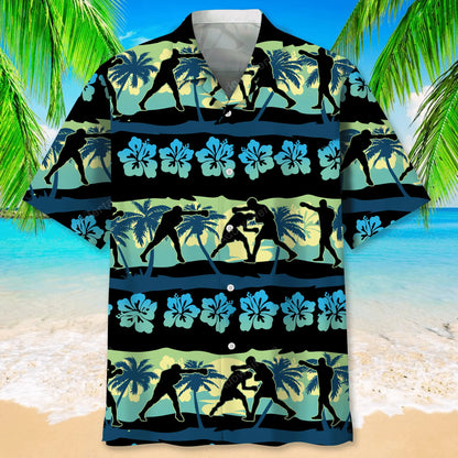 Boxing Nature Beach Hawaiian Shirt