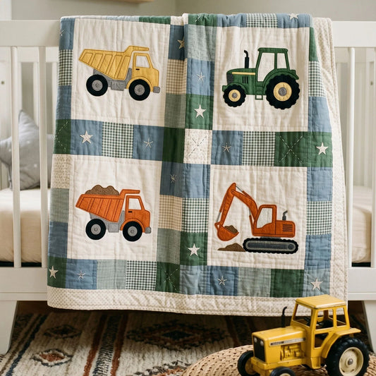 Brave Engines Quilt Blanket - Quilted Blanket by OtterMia