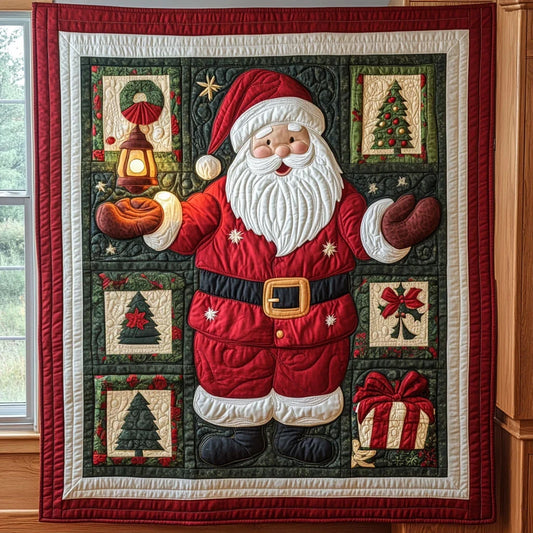 Bright Holiday Quilt Blanket