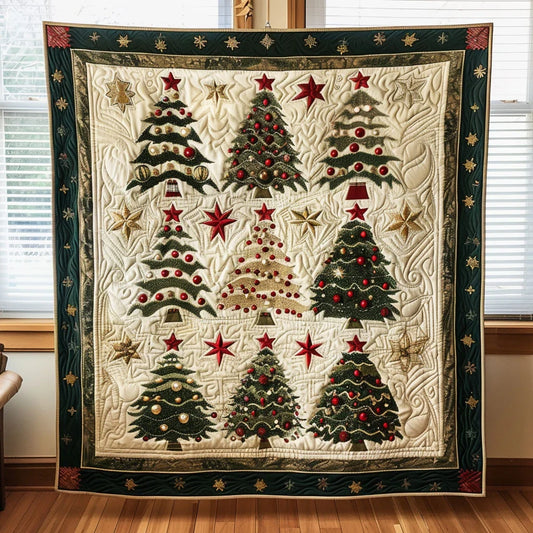 Bright Pine Quilt Blanket